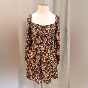 Lush floral mini dress